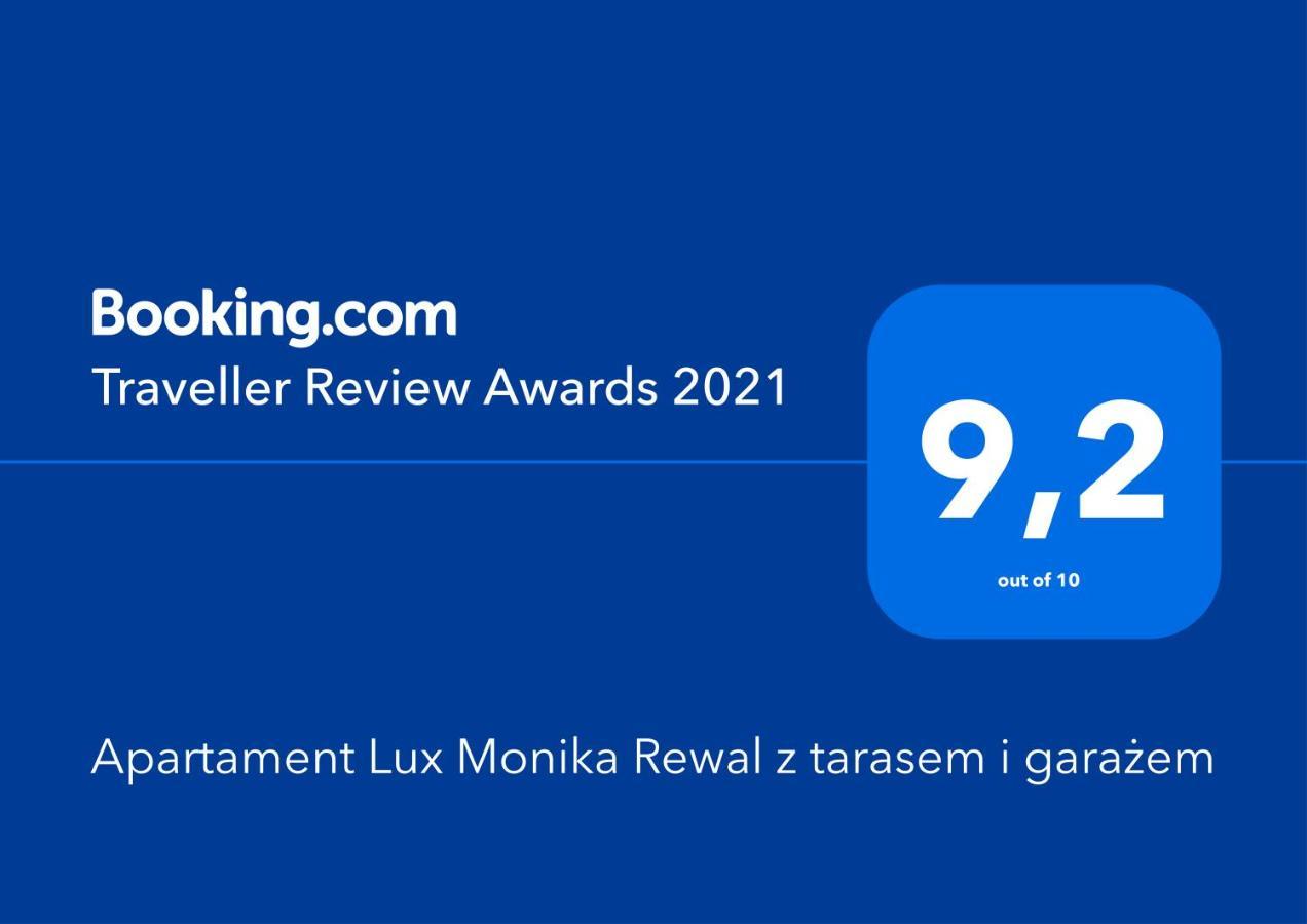 Apartament Lux Monika Rewal Z Tarasem I Garazem Экстерьер фото